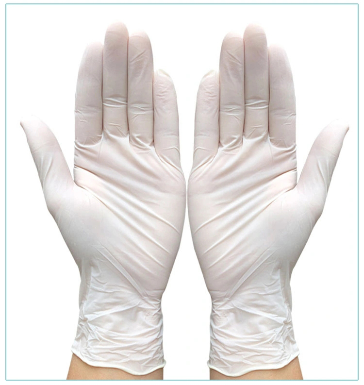 long white rubber gloves