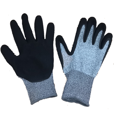 Oil Proof Nitrile Coating Labor Protection Gloves 