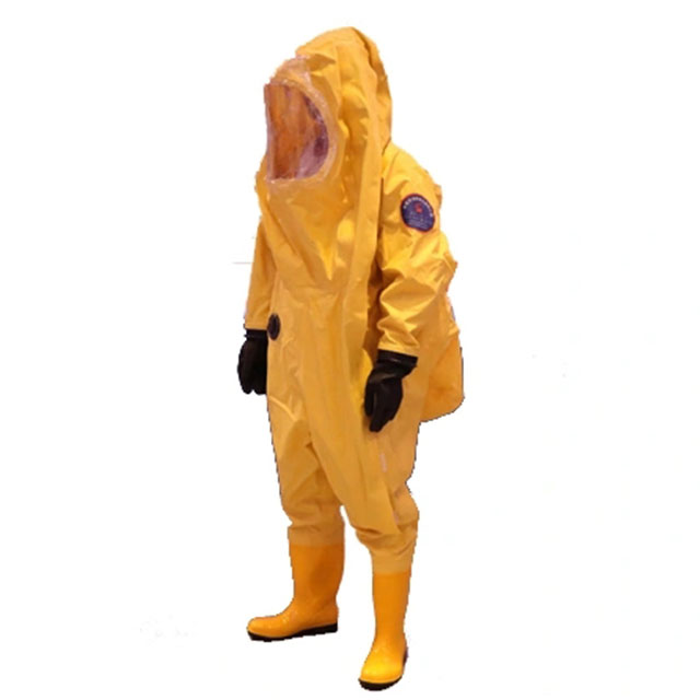 Disposable Chemical Protective Coverall Suit with Fully Encapsulating