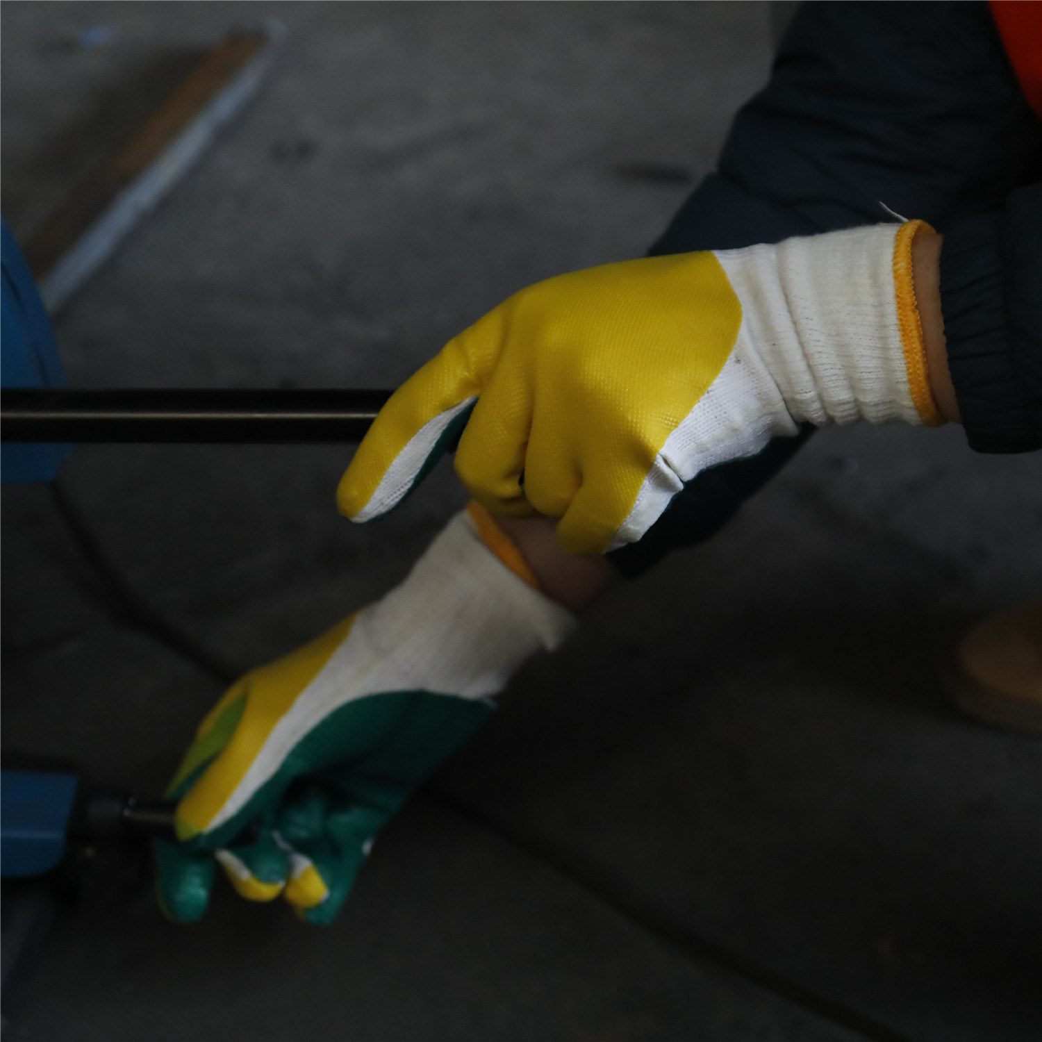 Cotton Heavy Duty Work Protection Gloves For Manual Labor