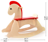 Kids Wooden Rocking Horse Educational Toy