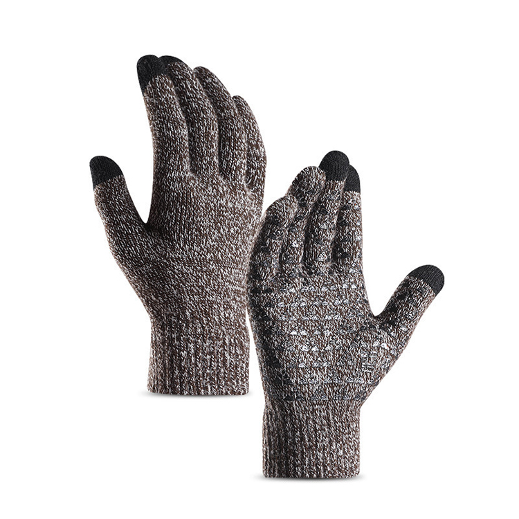 Knitted Warm Glovrs With Touch Screen For Winter